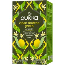 pukka - Grøn Te - clean matcha green - Øko FT (4 x 20 breve)