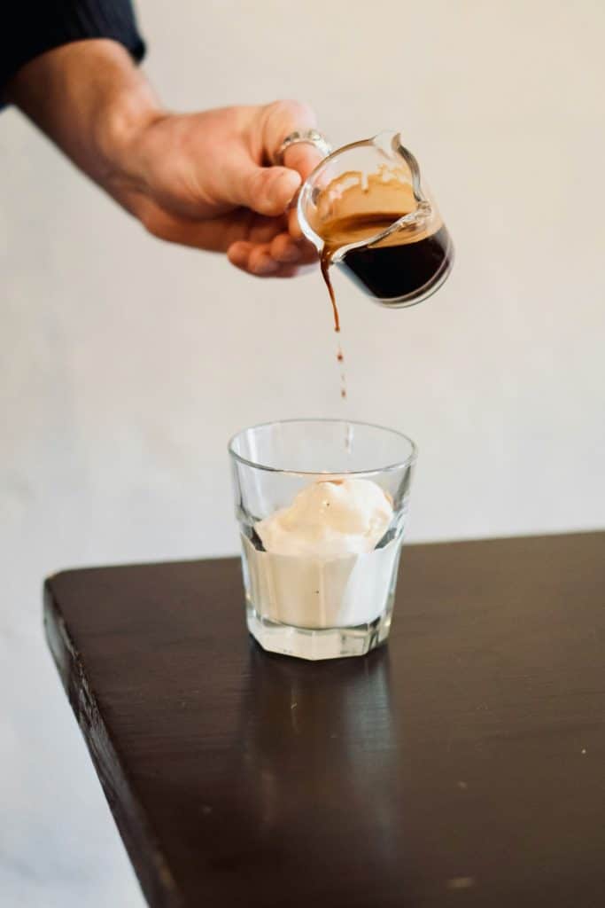 hjemmelavet Affogato Kaffe