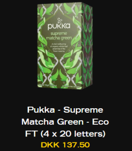 Pukka te & David Rio Chai